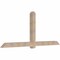 Ekena Millwork Eugene Smooth Timber Gable Bracket, Douglas Fir, 108"W x 45"H x 5 1/2"D x 5 1/2"F, 10/12 Pitch GBW108X45X0606EUG00SDF - alternate 3